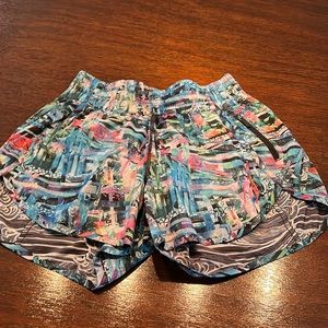 Colorful Lululemon shorts
